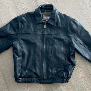 Wilsons Leather Bomber / Biker Jacket - Black XL